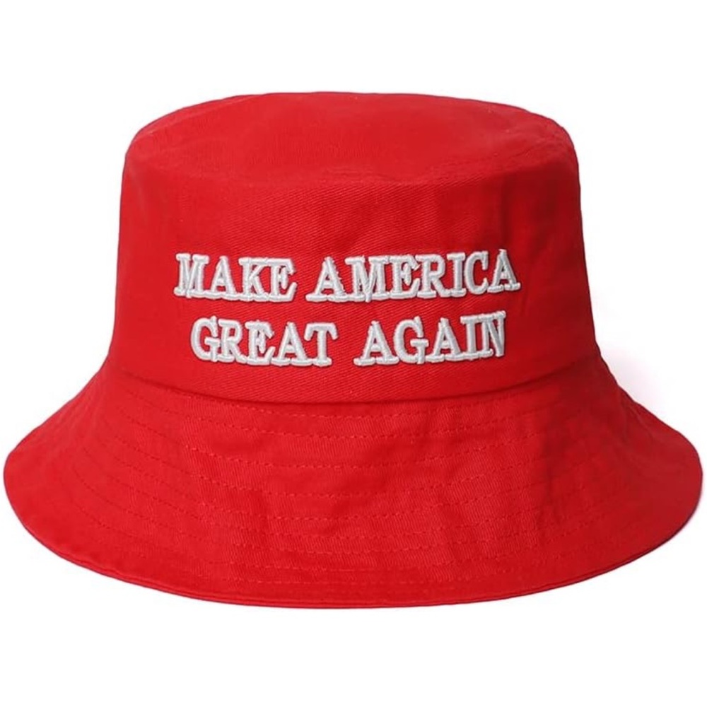 Donald Trump Bucket Hats Make America Great Again USA Embroidery MAGA Trump Hat